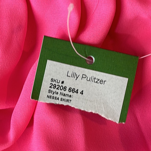 Lilly Pulitzer Nessa Skirt pink size 4 NWT - Picture 8 of 9